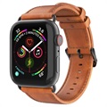 Dux Ducis Apple Watch Series 7/SE/6/5/4/3/2/1 Leather Strap - 45mm/44mm/42mm - Brown