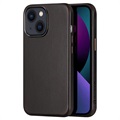 Dux Ducis Naples iPhone 13 Leather Coated Case - Black