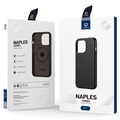 Dux Ducis Naples iPhone 13 Leather Coated Case - Black