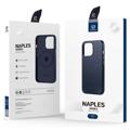 Dux Ducis Naples iPhone 13 Leather Coated Case - Blue
