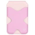 Dux Ducis Papo RFID Blocking Magnetic Card Holder and Stand - MagSafe Compatible - Pink