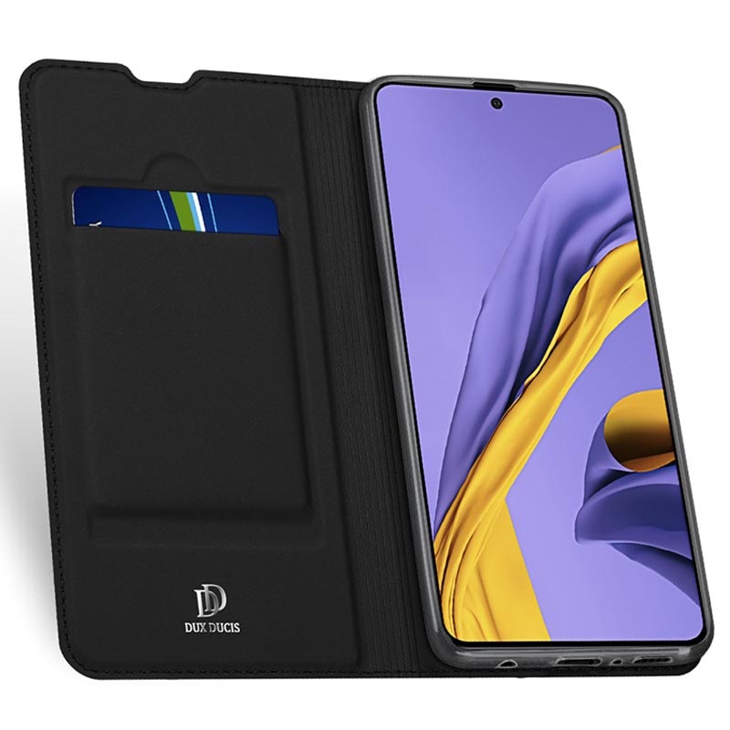 Rose doré Dux Ducis Housse Etui Samsung Galaxy A51 Ultra Slim PU Cuir Flip Folio Case avec Fermeture Magnétique 