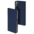 Dux Ducis Skin Pro Sony Xperia 10 V Flip Case - Blue