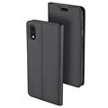 Dux Ducis Skin Pro iPhone XR Flip Case - Dark Grey