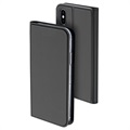 iPhone X / iPhone XS Dux Ducis Skin Pro Series Flip Case - Dark Grey