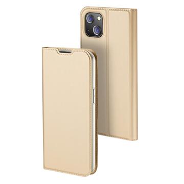 Dux Ducis Skin Pro iPhone 14 Max Flip Case - Gold
