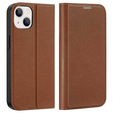 Dux Ducis Skin X2 iPhone 14 Flip Case - Brown