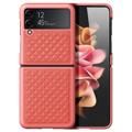 Dux Ducis Venice Samsung Galaxy Z Flip4 5G Leather Coated Case - Pink