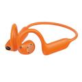 E12 AI Smart Bone Conduction Wireless Headphones with Camera - Orange