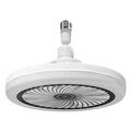 E27 Ceiling Fan Light with Remote Control - Grey