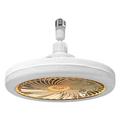 E27 Ceiling Fan Light with Remote Control - Orange