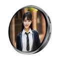 E87 Cosplay Touchscreen Smart Cyber Badge - Black