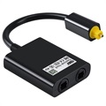 EMK 102B Toslink / Optical Audio Splitter - Black