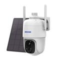 ESCAM G24 H.265 3MP Full HD AI Identify Camera with Solar Panel PIR Alarm WiFi Camera Built-In Battery