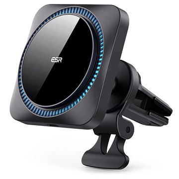 ESR HaloLock CryoBoost iPhone 12/13 Wireless Car Charger - Black