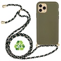 Saii Eco Line iPhone 11 Pro Biodegradable Case with Strap - Green