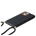 Saii Eco Line iPhone 12 Pro Max Case with Strap - Black