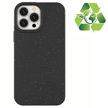 Eco Nature iPhone 14 Pro Max Hybrid Case - Black