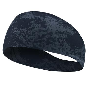 Elastic Sweatband / Headband for Running and Sports - Grey