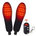 Electric Heated Insoles with Remote Control - Size: 41-46 - Black