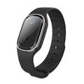Electronic Ultrasonic Mosquito Repellent Bracelet - Black