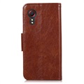 Elegant Series Samsung Galaxy Xcover 5 Wallet Case - Brown