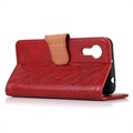 Elegant Series Samsung Galaxy Xcover 5 Wallet Case - Red