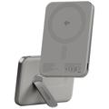 Empower by PanzerGlass Wireless Power Bank with Spin Stand - 5000mAh, Qi2 & MagSafe-Compatible - Titanium
