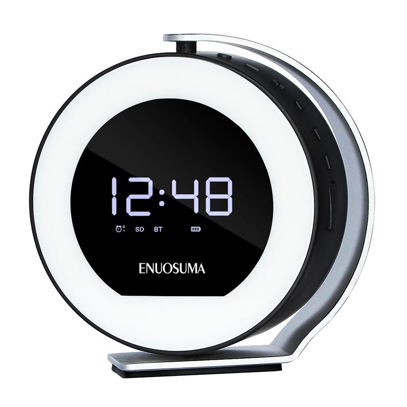 portable speaker with clock