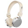Erazer R1 Retro Wireless Headphones with ENC - Beige
