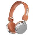 Erazer R1 Retro Wireless Headphones with ENC - Coffee