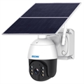 Escam QF724 Waterproof Solar-Powered Security Camera - 3.0MP, 30000mAh (Open Box