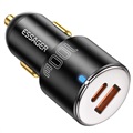 Essager F698 Dual-Port Fast Car Charger - Type-C, USB - 100W - Black