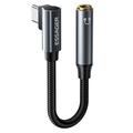Essager L-Shape USB-C to 3.5mm Audio Adapter - 12cm - Grey