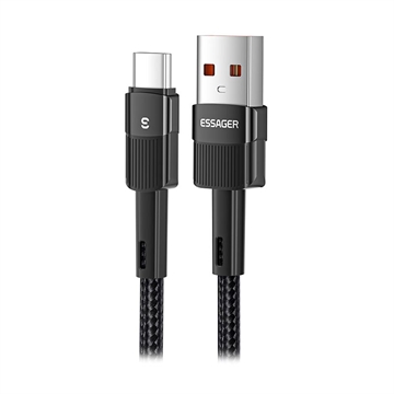 Essager Quick Charge 3.0 USB-C Cable - 66W - 0.5m - Black