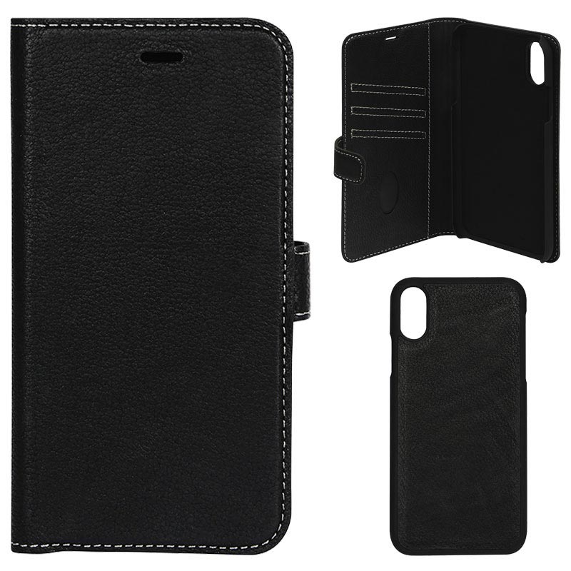 Essentials Detachable iPhone XR Wallet Leather Case