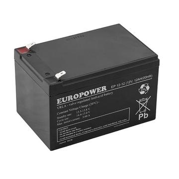 Europower EP12-12 AGM Battery 12V/12Ah