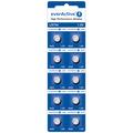 EverActive AG5 LR754/LR48 Alkaline Button Cell Batteries - 10 Pcs.