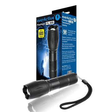 EverActive FL-600 Waterproof LED Flashlight - 600 Lumen