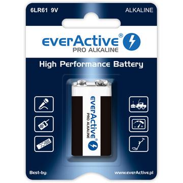 EverActive Pro 6LR61/9V Alkaline Battery 550mAh