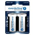 EverActive Pro LR20/D Alkaline Batteries 17500mAh - 2 Pcs.