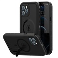 Extreme IP68 iPhone 12 Pro Max Magnetic Waterproof Case - Black