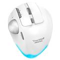 F-33 Wireless Trackball Mouse - 5 DPI Levels - White