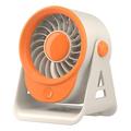 F16 Mini Desktop Fan for Office and Home - Orange
