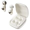 F22 Ear Clip OWS Wireless Headphones with ENC Noise-Reduction and Bluetooth 6.0 - White
