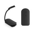 F26 Clip-On LED Reading Light with 3 Brightness Levels - Black