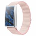 F360 Smart Band - Heart Rate, HRV, SpO2, Sleep Tracking, 44 Sport Modes - Nylon Strap - Pink