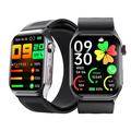 F520 Advanced Smart Watch with Air Pump Blood Pressure Monitoring - Black
