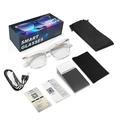 F70 AI Smart Glasses with Real-Time Translation, Touch Control, UV Protection - Transparent / Anti Blue-Ray