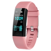 F71 Smart Bracelet / Fitness Tracker with Blood Pressure Monitoring - Pink